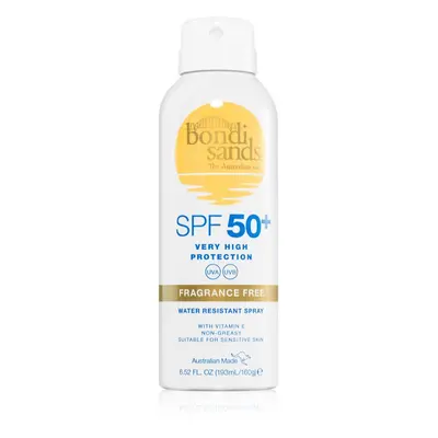 Bondi Sands SPF 50+ Fragrance Free ochranný sprej na opalování SPF 50+ 160 g