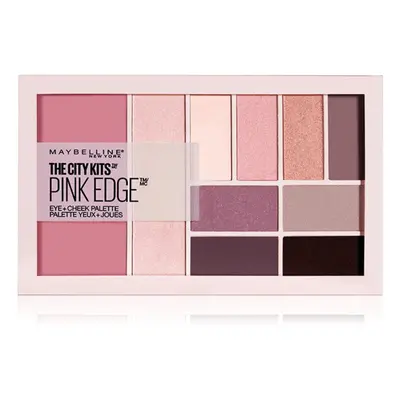 MAYBELLINE NEW YORK The City Kits™ Pink Edge multifunkční paleta na obličej a oči 16 g