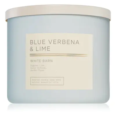 Bath & Body Works Blue Verbena & Lime vonná svíčka 411 g