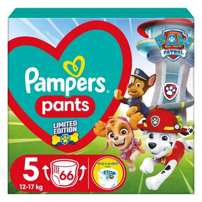 Pampers Pants Paw Patrol Size 5 jednorázové plenkové kalhotky 12-17 kg 66 ks