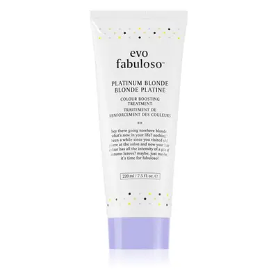 EVO Fabuloso Colour Boosting Treatment kondicionér pro zvýraznění barvy vlasů odstín Platinum Bl