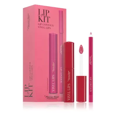 Pierre René Professional Lip Kit dárková sada na rty 03 Rose Fusion 2 ks