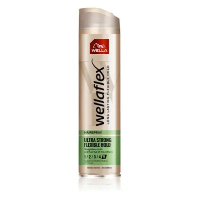 Wella Wellaflex Silk Finish & Hold lak na vlasy s extra silnou fixací 250 ml