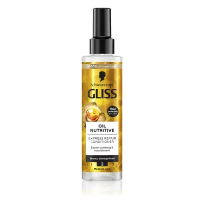 Schwarzkopf Gliss Oil Nutritive regenerační balzám pro nepoddajné a krepatějící se vlasy 200 ml