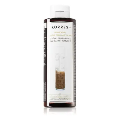 Korres Rice Proteins & Linden šampon pro jemné vlasy 250 ml