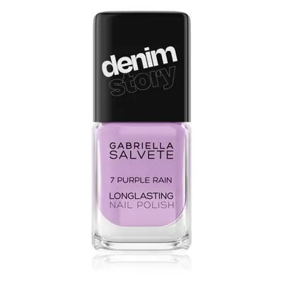 Gabriella Salvete Denim Story dlouhotrvající lak na nehty odstín 07 Purple Rain 11 ml