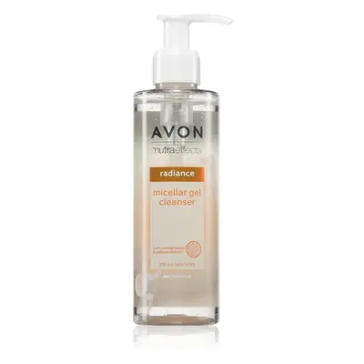 Avon Nutra Effects Radiance micelární čisticí gel pro rozjasnění pleti 195 ml