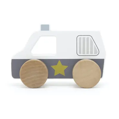 Tryco Wooden Police Car autíčko ze dřeva 1 ks