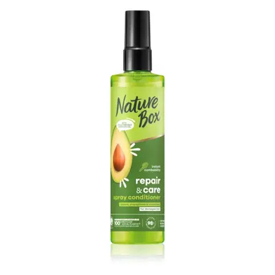 Nature Box Avocado regenerační balzám pro poškozené vlasy ve spreji 200 ml