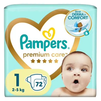 Pampers Premium Care Size 1 jednorázové pleny 2-5 kg 72 ks