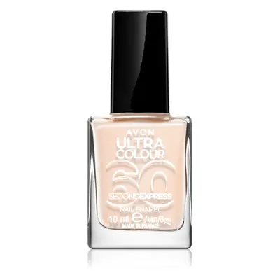 Avon Ultra Colour 60 Second Express rychleschnoucí lak na nehty odstín Think Fast Pink 10 ml