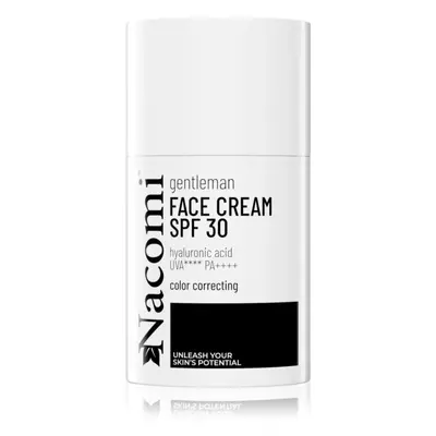 Nacomi Gentleman hydratační krém SPF 30 pro muže 50 ml