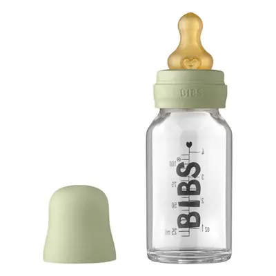 BIBS Baby Glass Bottle 110 ml kojenecká láhev Sage 110 ml