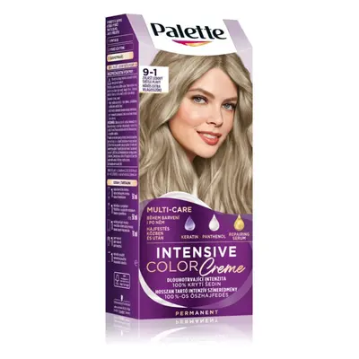 Schwarzkopf Palette Intensive Color Creme permanentní barva na vlasy odstín 9-1 Cool Extra Light