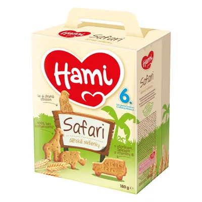 Hami Safari sušenky pro děti 180 g