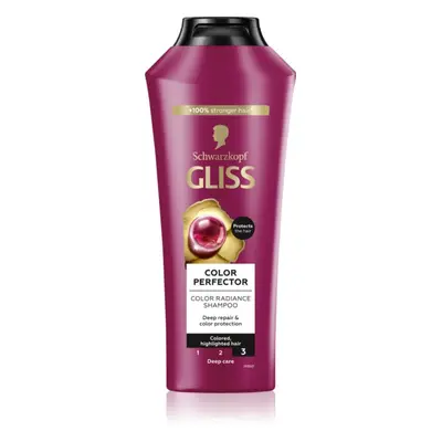 Schwarzkopf Gliss Color Perfector ochranný šampon pro barvené vlasy 400 ml