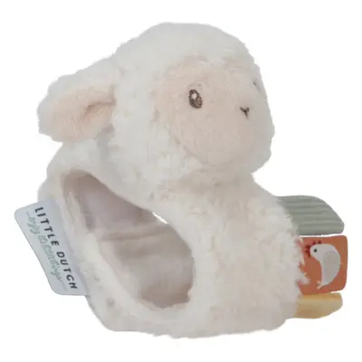 Little Dutch Little Farm Wrist Rattle Sheep chrastítko na ruku 1 ks