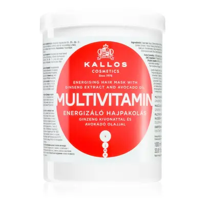 Kallos KJMN Professional Multivitamin energizující maska na vlasy 1000 ml