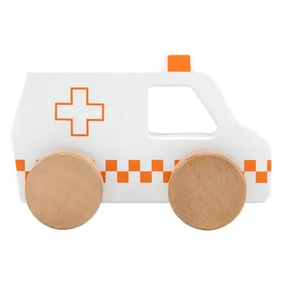 Tryco Wooden Ambulance Toy autíčko ze dřeva 12m+ 1 ks