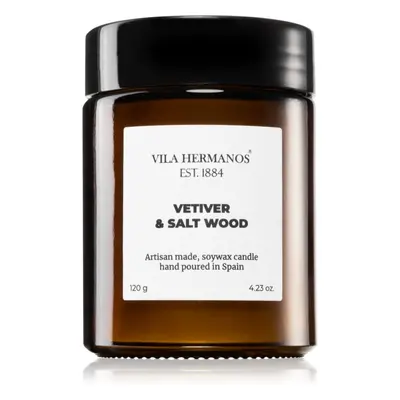 Vila Hermanos Apothecary Vetiver & Salt Wood vonná svíčka 120 g