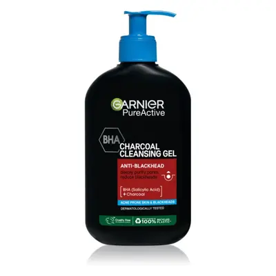 Garnier Pure Active Charcoal čisticí gel proti černým tečkám 250 ml