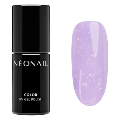 NEONAIL Baby Bloomer gelový lak na nehty se třpytkami odstín Purple-mazing 7,2 ml