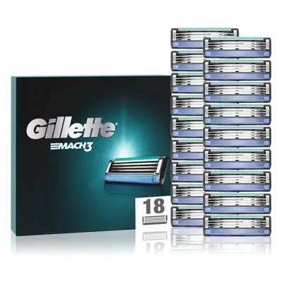 Gillette Mach3 náhradní břity 18 ks