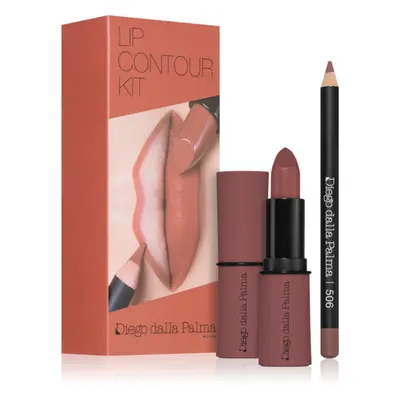 Diego dalla Palma Lip Contour Kit sada na rty odstín 506 MAUVE 5,1 g