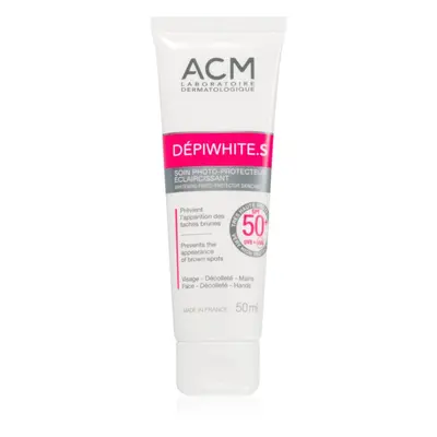 ACM Dépiwhite S ochranný krém na obličej a dekolt SPF 50+ 50 ml