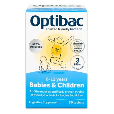 Optibac Babies & Children probiotika pro miminka a děti 30 ks