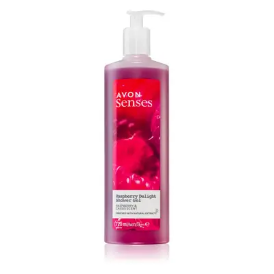 Avon Senses Raspberry Delight pečující sprchový gel 720 ml