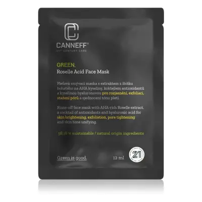 Canneff Green Roselle Acid Face Mask exfoliační maska s AHA kyselinami 12 ml