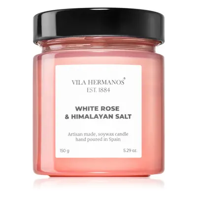 Vila Hermanos Apothecary Rose White Rose & Himalayan Salt vonná svíčka 150 g