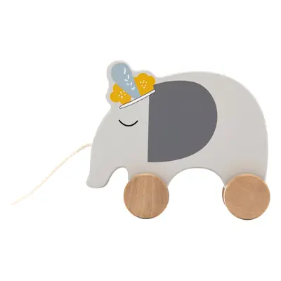 Tryco Wooden Elephant Pull-Along Toy hračka ze dřeva 10m+ 1 ks