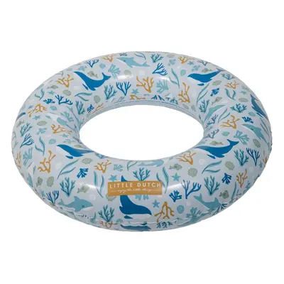 Little Dutch Ocean Dreams Swim Ring Blue nafukovací kruh 3 y+ 1 ks