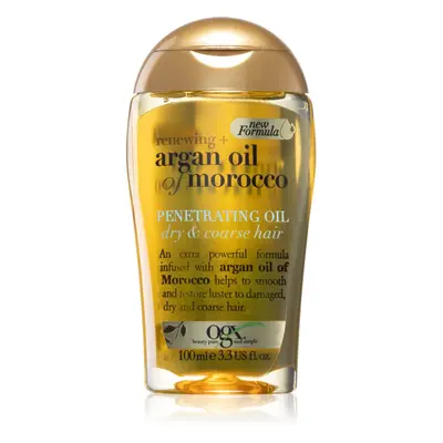 OGX Argan Oil Of Morocco vyživující olej pro suché a nepoddajné vlasy 100 ml