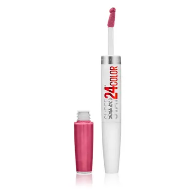 MAYBELLINE NEW YORK SuperStay 24H Color tekutá rtěnka s balzámem odstín 195 Reliable Raspberry 5