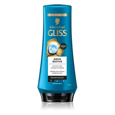 Schwarzkopf Gliss Aqua Revive balzám na vlasy pro normální až suché vlasy 200 ml