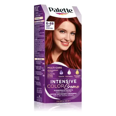 Schwarzkopf Palette Intensive Color Creme permanentní barva na vlasy odstín 6-88 (RI5) Intensive