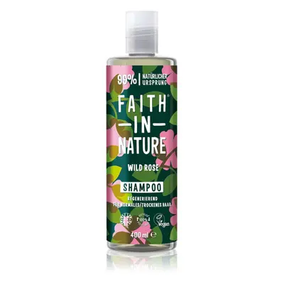 Faith In Nature Wild Rose regenerační šampon pro normální až suché vlasy 400 ml