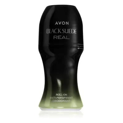 Avon Black Suede Real deodorant roll-on pro muže 50 ml