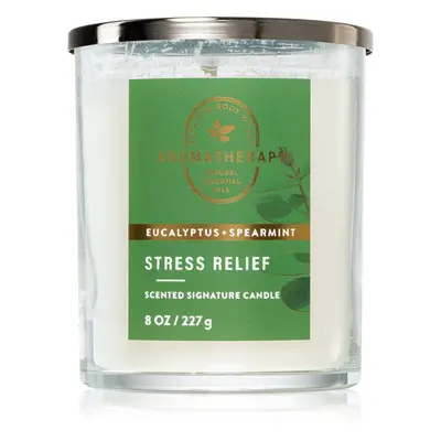 Bath & Body Works Stress Relief Eucalyptus & Spearmint vonná svíčka Stress Relief 227 g