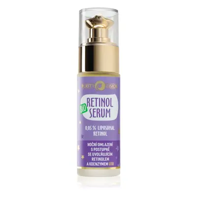 Purity Vision BIO Retinol noční sérum zpomalující projevy stárnutí pleti 30 ml