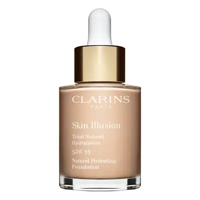 Clarins Skin Illusion Natural Hydrating Foundation rozjasňující hydratační make-up SPF 15 odstín