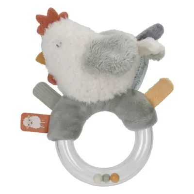 Little Dutch Little Farm Ring Rattle Chicken chrastítko 1 ks