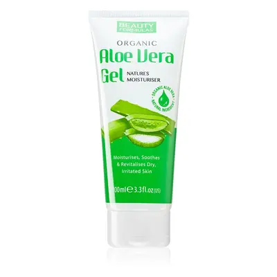 Beauty Formulas Aloe Vera hydratační gel na tělo a obličej 100 ml