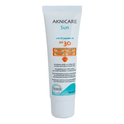 Synchroline Aknicare Sun opalovací emulze na aknózní a seboroickou pleť SPF 30 50 ml