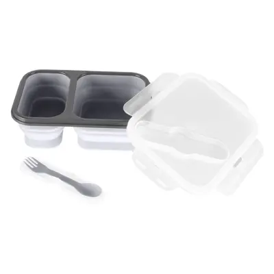 Zopa Silicone Lunch Box Large jídelní sada Dove Grey 21x15 cm 1 ks