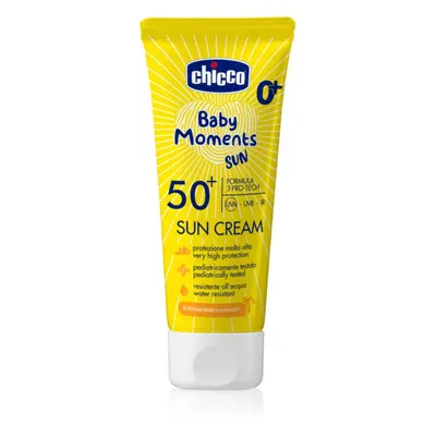 Chicco Baby Moments Sun krém na opalování SPF 50+ pro děti od narození 75 ml