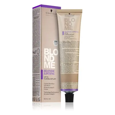 Schwarzkopf Professional Blondme Lifting zesvětlující krém pro blond vlasy odstín Ash 60 ml